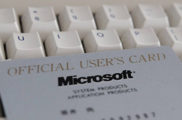 Microsoft Official User's Card
