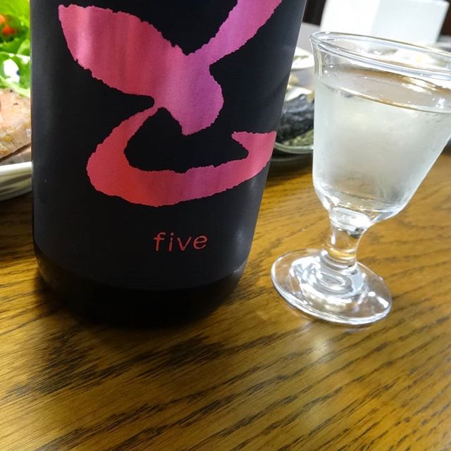 調子に乗って開けてしまいまいた__#fiveピンク #五橋fiveピンク #五 #z #五橋 #岩国の酒 #山口の酒